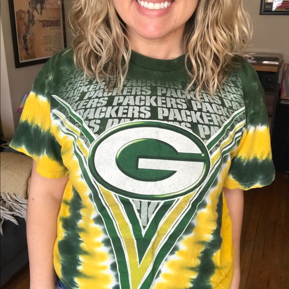 [Green Bay Packers] Vintage NFL Tie-Dye T-Shirt - Picture 13 of 16